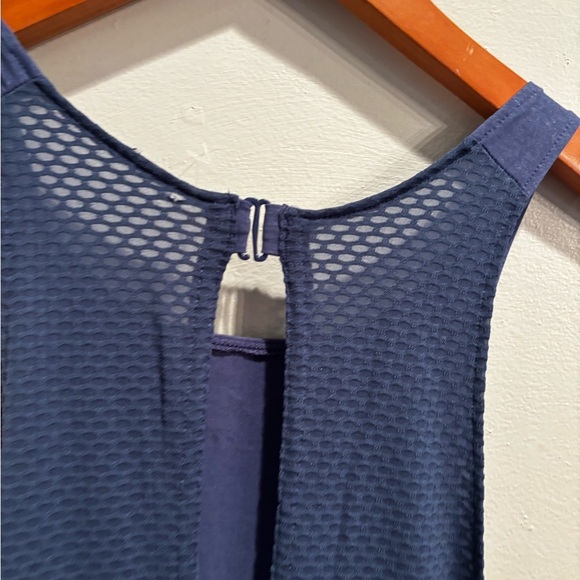 Adidas romper  Dark Blue climacool athletic athleisure tennis prep gold exercise - Picture 9 of 14